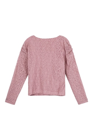 Top en dentelle - Rose