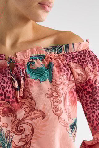 Crop top Gallia - Rose