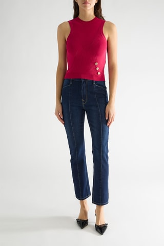 Crop top Mina - Rouge