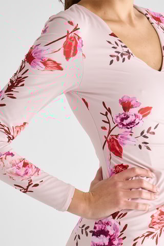 Robe fourreau Lacy - Rose poudré