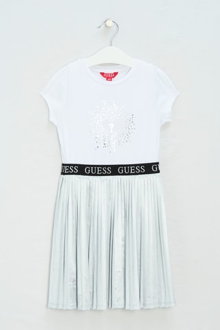 Robe trompe-l’œil - Argenté