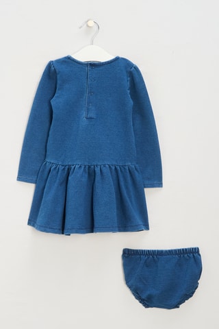 Robe et culotte - Bleu cobalt