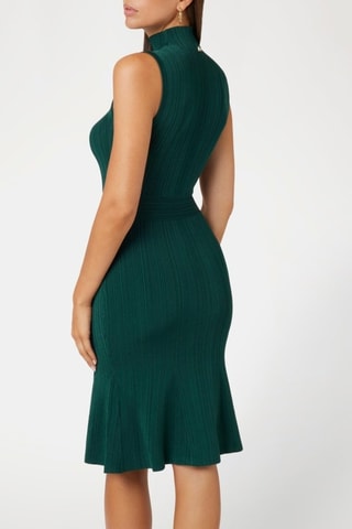 Robe fourreau - Vert foncé