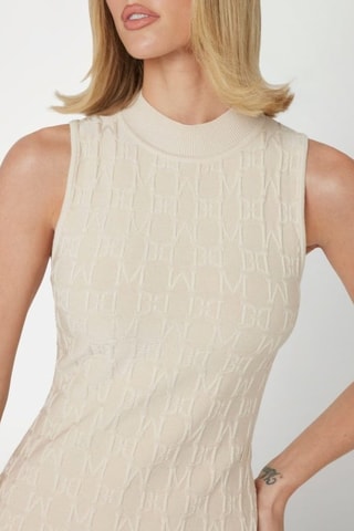 Robe fourreau - Ecru