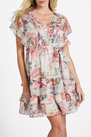 Robe volantée - Blanc