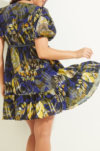 Robe patineuse - Bleu cobalt