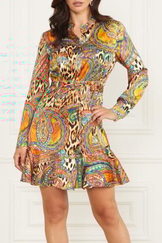 Robe patineuse - Orange