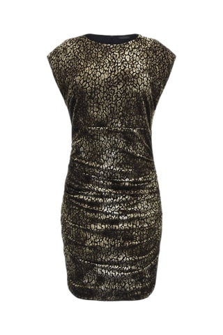 Robe drapée - Marron