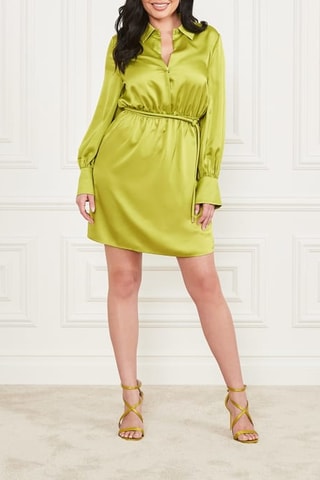 Robe droite - Vert citron
