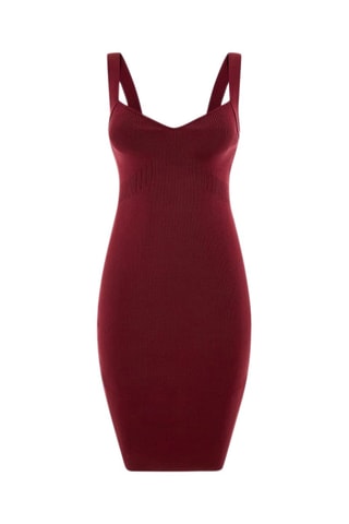 Robe fourreau - Bordeaux