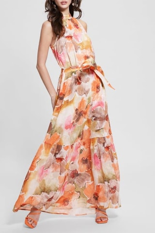 Robe longue - Orange