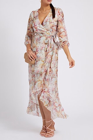 Robe portefeuille Blanc