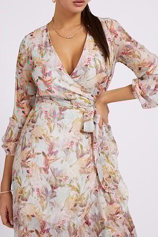 Robe portefeuille Blanc