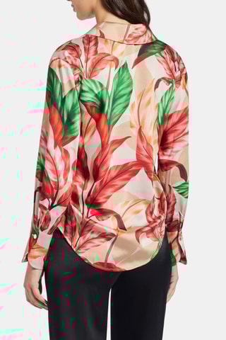 Chemisier - Rose clair et rouge