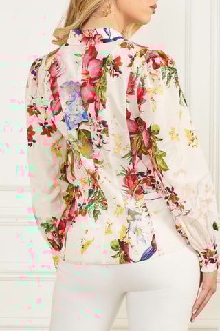 Chemisier en soie - Blanc