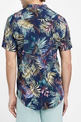 Chemise slim Rickar - Bleu marine