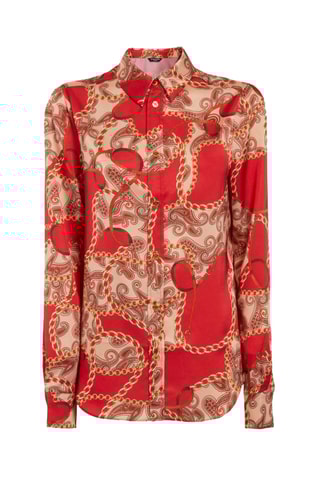 Chemisier regular - Rouge