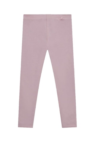 Legging réversible en coton biologique - Noir et rose