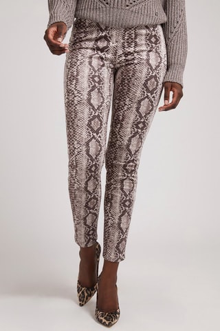 Legging taille haute Marron