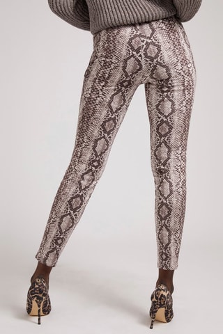 Legging taille haute Marron