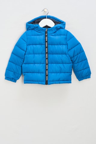 Doudoune à capuche - Bleu électrique