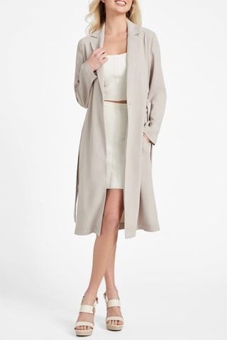 Gilet long - Taupe