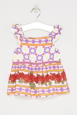 Blouse Ecru et rouge