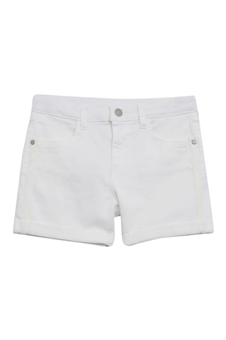Short en jean Bull - Blanc