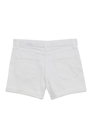 Short en jean Bull - Blanc