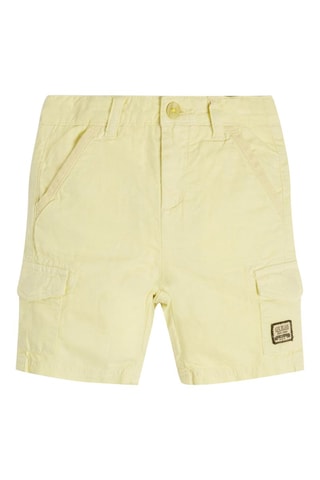 Short en lin Jaune