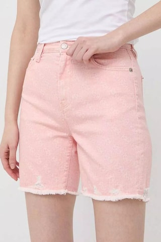 Short relaxed en jean - Rose