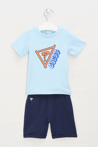 T-shirt et short - Bleu