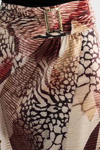 Jupe taille haute - Beige