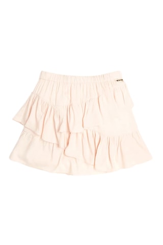 Jupe volantée - Rose clair