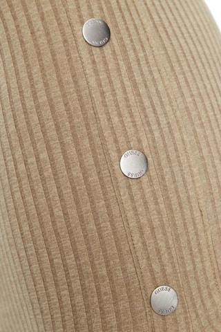 Jupe fourreau taille haute Edna - Beige