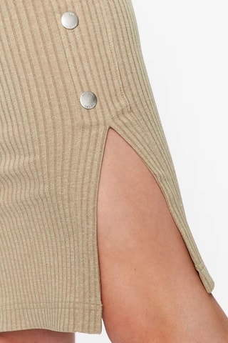 Jupe fourreau taille haute Edna - Beige