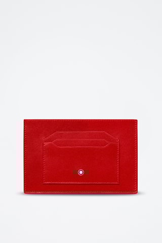 Nubuck Pasjeshouder - Rood