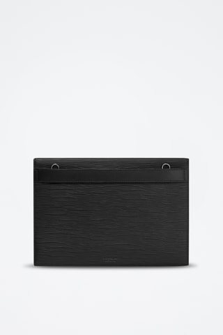 Leren Clutch Zwart
