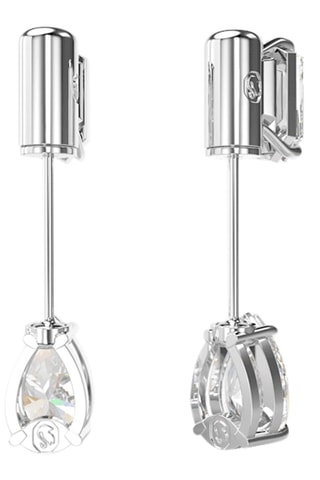 Oorbellen met Swarovski Kristallen Mesmera - Wit