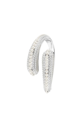 Armband Sublima - Zilverkleurig en Wit 