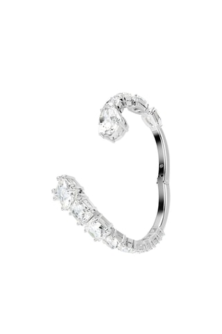 Armband ingelegd met Swarovski Kristallen - Zilverkleurig