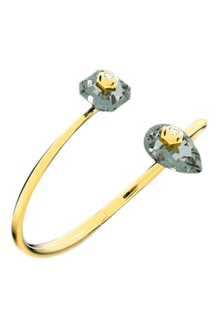 Open Armband met Swarovski kristallen Numina - Doublé Geelgoud