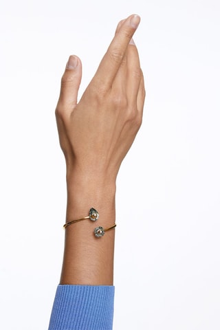 Open Armband met Swarovski kristallen Numina - Doublé Geelgoud