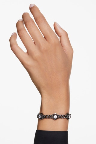 Schakelarmband met Swarovski Kristallen Numina - Zwart