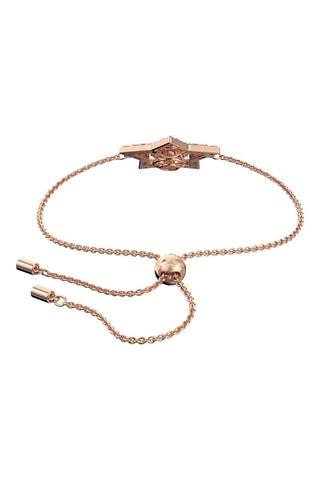 Armband ingelegd met Zirkonia's en versierd met Swarovski Kristallen Stella - Roségoudkleurig