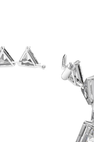 Armband met Swarovski Kristallen Crystal Punk - Zilverkleurig en Wit