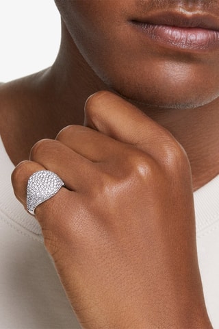 Ring met Swarovski Kristallen Sublima - Zilverkleurig