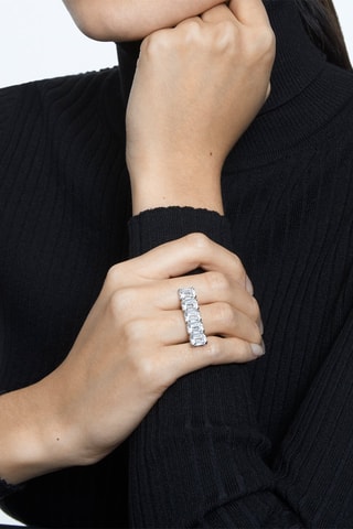 Ring met Swarovski Kristallen Millenia Wit