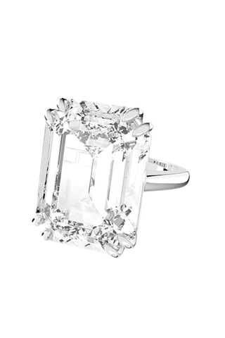 Bague ornée de cristaux Swarovksi Mesmera - Blanc