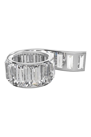 Ring met Swarovski Kristallen Matrix - Wit